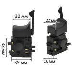 Кнопка дриля Makita MT600 оригінал 650555-1