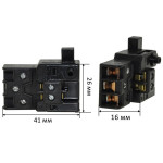 Кнопка ланцюгова електропила Makita UC4030A оригінал 651923-1