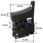 кнопка дриль Makita 6410 оригінал 651986-7