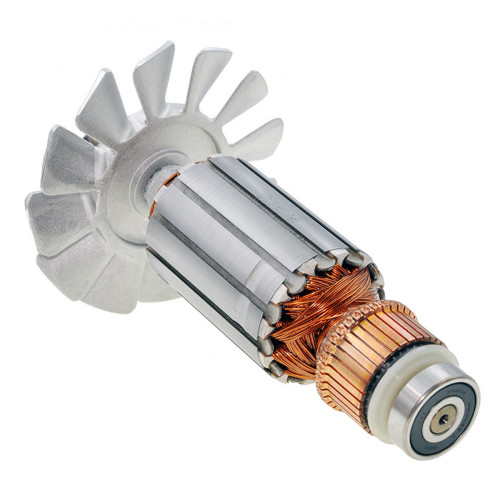 Якорь отбойного молотка Makita HM1400 оригинал 514843-9 (198*49,5 7-з вправо)