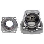 Корпус редуктора (голова) + фланец болгарки Makita GA 5030 аналог 318335-8+318336-6