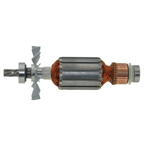 Якорь шлифмашины Makita 9741 оригинал 512928-5 (169*41 7-з лево)