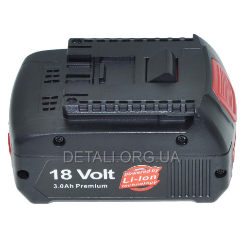 Аккумулятор шуруповерт Bosch LI-ion 18V 3.0Ah аналог 2607336092