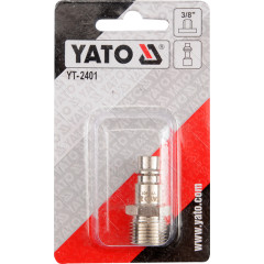 Быстросъем наконечник YATO с наружной резьбой d 3/8 50/250 2