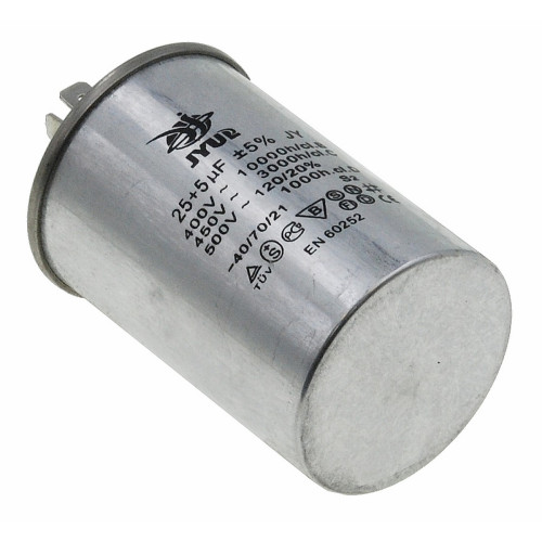 Конденсатор JYUL CBB-65 25+5мкф - 450 VAC алюминий (50*75 mm)