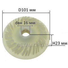 Крильчатка якоря d16*101 2