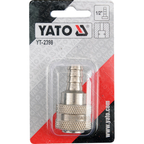 Бистроз'ем наконечник YATO до шлангу d 1/2 50/250