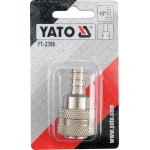 Быстросъем наконечник YATO к шлангу d 1/2 50/250