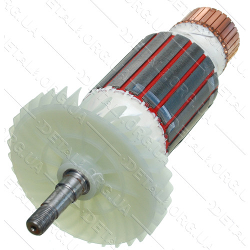 Якір (ротор)  болгарка Зеніт(ЗУШ- 230/2500) 208*54/посадка 10мм