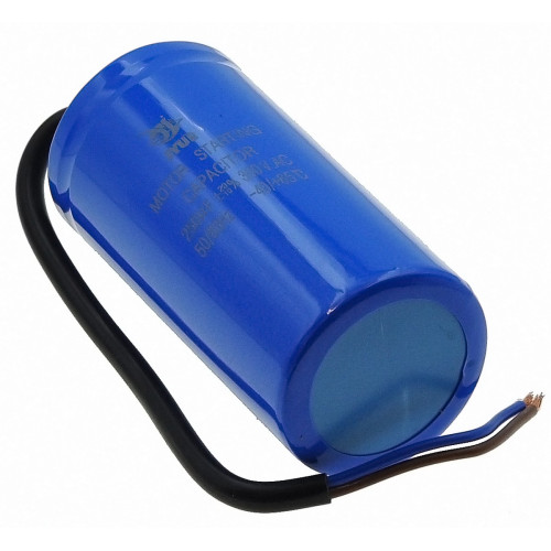 Конденсатор JYUL CD-60 250мкф - 300 VAC Пусковий - 50Hz. (50 * 104 mm)
