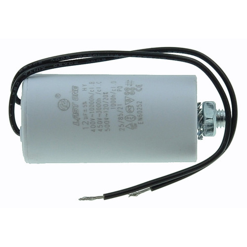 Конденсатор Last One 12мкф дроти + гвинт HY10 CBB - 60L(35*65мм)