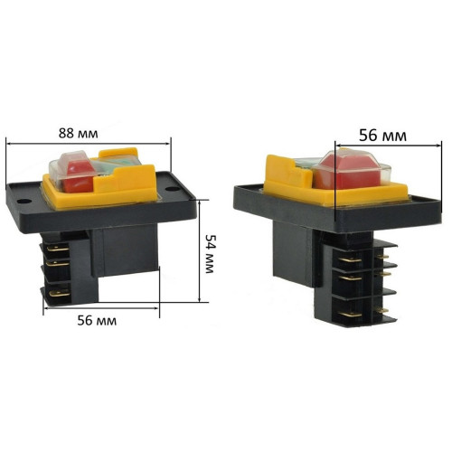 Кнопка дисковой пилы Makita MLT 100 оригинал JM27000443