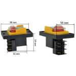 Кнопка дисковой пилы Makita MLT 100 оригинал JM27000443