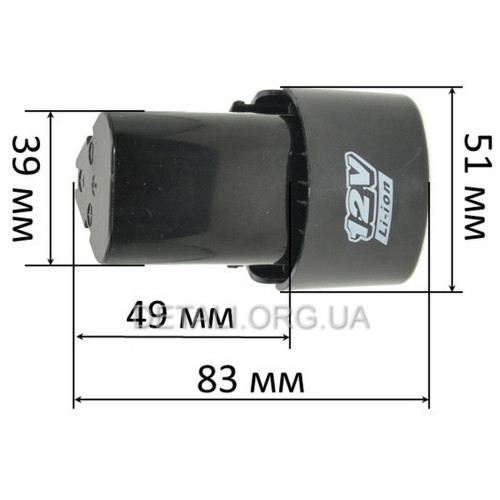Аккумулятор шуруповерта Makita Li-ion 12V 2Ah