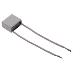 Конденсатор 0,1 мФ 250V~275V Makita прямоугольный 14х17 провод оригинал 970109850 2