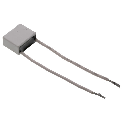 Конденсатор 0,1 мФ 250V~275V Makita прямоугольный 14х17 провод оригинал 970109850