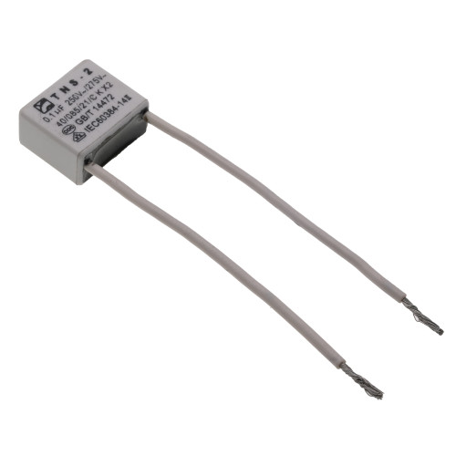 Конденсатор 0,1 мФ 250V~275V Makita прямоугольный 14х17 провод оригинал 970109850