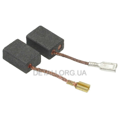 Щетки болгарки Black&Decker BPGS7115 оригинал N542174 (6х10х14 выход сверху клемма)