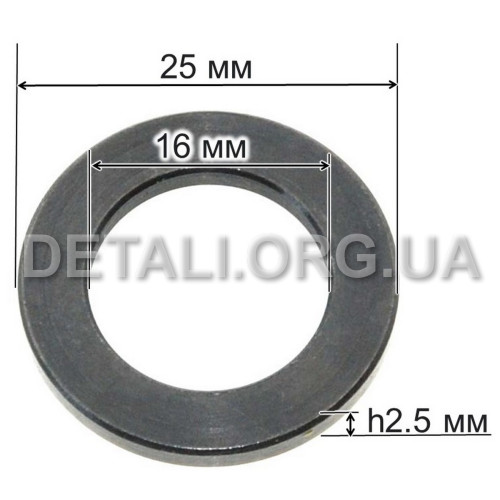 Шайба дисковой пилы DeWalt DW704 оригинал 152636-00 (d16*25 / h2,5 мм)