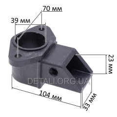 Фиксатор центрального кронштейна бетономешалки Forte EW8160P (d39 h104 МЦ70 вн23*33) 2