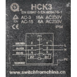 Кнопка бетономешалки / станка в корпусе 4 контакта 16A HCK3