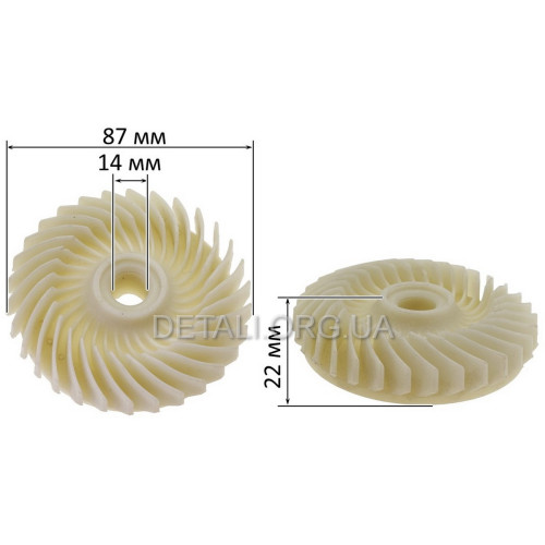 Крыльчатка якоря d14*87