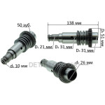 Ствол в сборе перфоратор Интерскол п-30/900 /Темп 950 L138