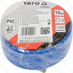 Шланг пневматичний ПВХ YATO бистроз'ем d 10 мм 20 Bar L 10 м 2