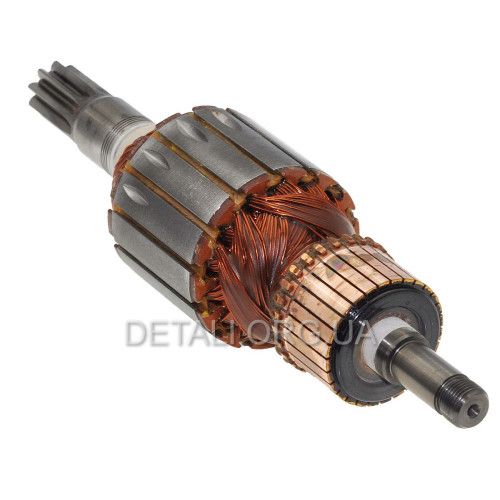 Якорь отбойного молотка Bosch GSH 16-28/ 16-30 оригинал 1614011117 (213*54 9-з прямо)