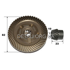 пара Bosch GWS 20-230(d1 14*82/d2 10*23/h2 23) оригінал 1607000382(1600A005BH)