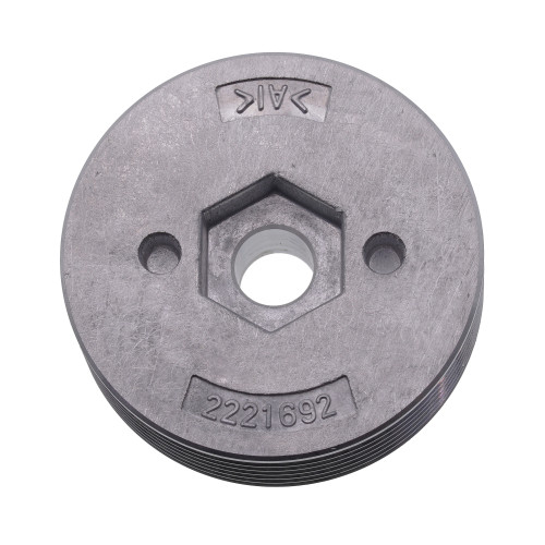 Шків ременя шліфувальні машини Makita M9400 (d10*52.9 6 потічків) оригінал 222169-2