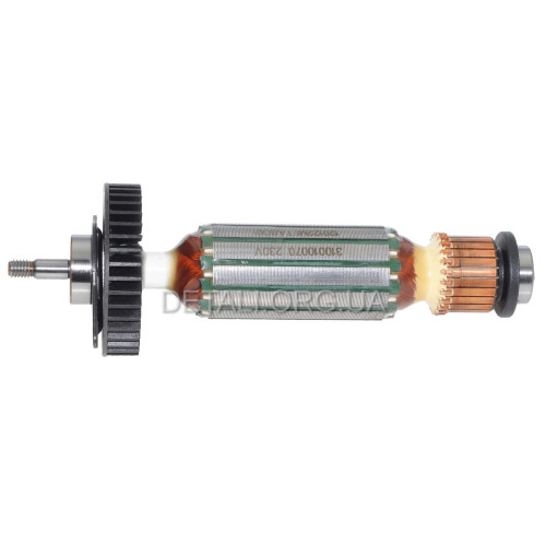 Якір болгарки УШМ Metabo W 72100 оригінал 310011980 (165*30 посадка 6мм)