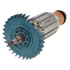 Якорь болгарки УШМ Makita MT903 оригинал 513929-6 (160*41 посадка 7мм резьба) 2