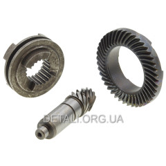 Ведомая+ведущая+муфта перфоратора BAUTEC (d34*57 h16/ d муфты 47 h10/ палец 62 *dп 15) 2