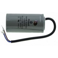 Конденсатор Piranil CD-60 400мкф - 250 VAC Пусковой 50Hz (50*103 mm) провода 