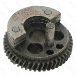 Шестерня - эксцентрик лобзика Craft-tec PXJS-125 (47 зуба право d10*40 шток 5мм)