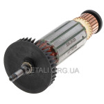 Якорь болгарки Metabo WEV 850-125 (163*32 мм хвостовик 6 мм) оригинал 310012750