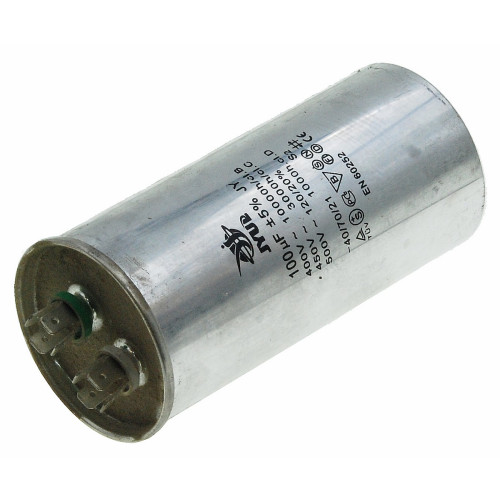 конденсатор JYUL CBB-65 100мкф - 450 VAC алюміній(60*131 mm)