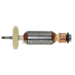 Якорь болгарки УШМ Metabo W 1100-125 оригинал 310012720 (178*35 посадка 7мм)