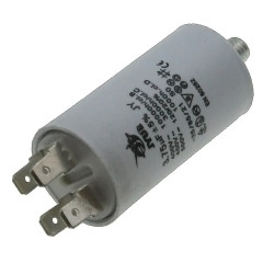 Конденсатор JYUL CBB-60M 3.75мкф - 450 VAC болт + клеми (30*57 мм) 2