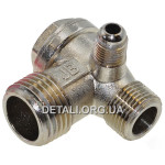Зворотний клапан JB компресора 1/2*3/8*М10 хром (якість)