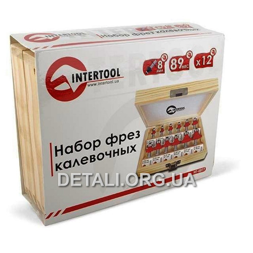 Набір фрез калювальних 12 шт INTERTOOL