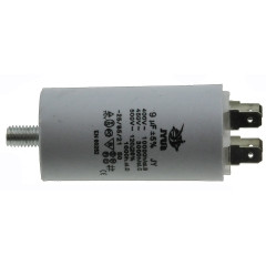 Конденсатор JYUL CBB-60M 9мкф - 450 VAC болт + клемми (35*66 мм)