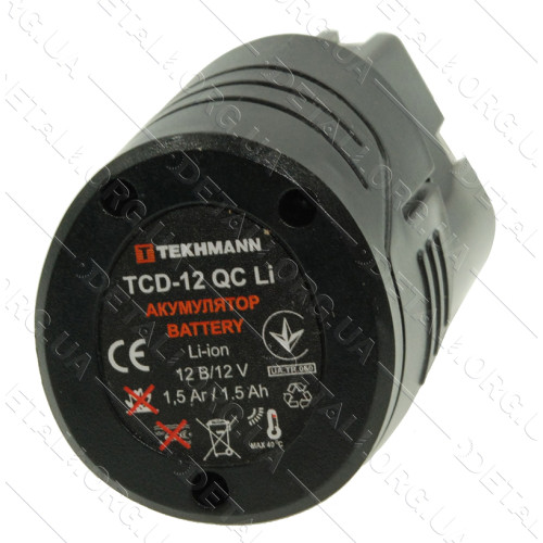 Аккумулятор шуруповерта Tekhmann TCD-12 QC Li