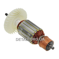 Якорь болгарки УШМ DWT WS24-180/230 T/D оригинал 163112 (211,5*54 посадка 10мм резьба) 2