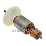 Якір болгарки УШМ DWT WS24-180/230 T/D оригінал 163112 (211,5*54 посадка 10мм різьблення)