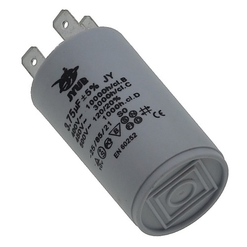 Конденсатор JYUL CBB-60H 3.75мкф - 450 VAC клеми (30*51 mm)