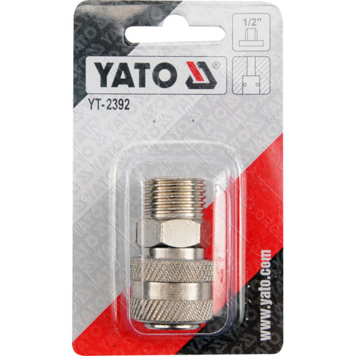 Муфта YATO с наружной резьбой d 1/2 50/250