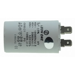 Робочий конденсатор Leon One 9мкф 450V (D34 / H58 мм)
