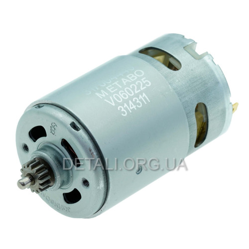 Двигатель 18 V шуруповерта Metabo оригинал 317004700 (d38 L76 dвала 3,2 мм)